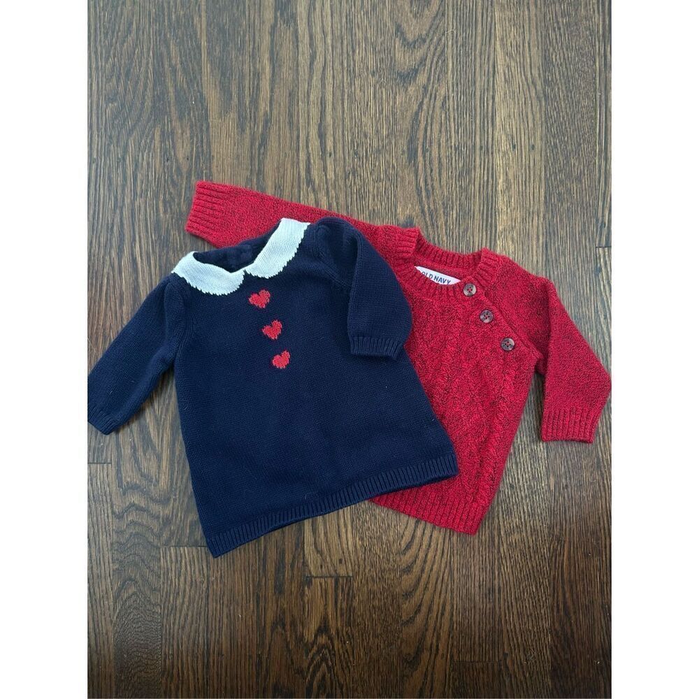 NEW GAP babyGap OLD NAVY Infant Newborn 0-3 Months Sweater Bundle Lot